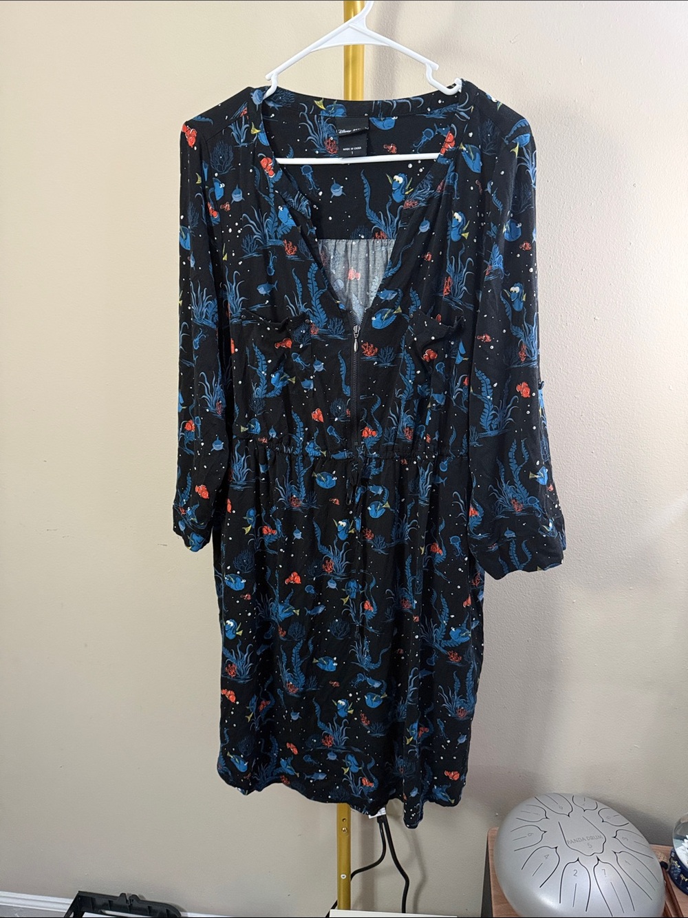 Disney Pixar Finding Nemo Women's Cargo Dress 1X Bounding Disney World